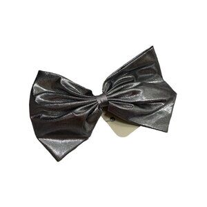 Vintage Randi Lyn 1980s Silver Metallic Deadstock Hair Barrette